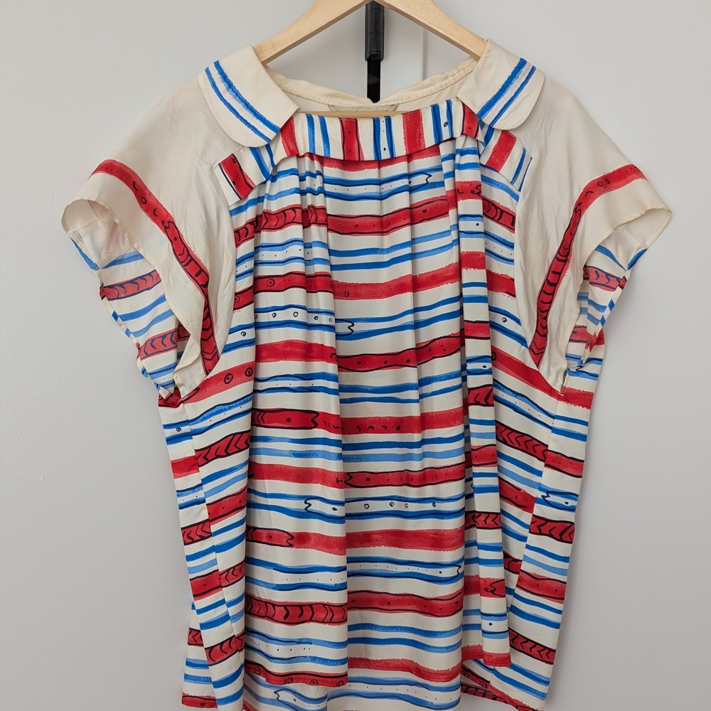 Tsumori Chisato Multicolor Striped Garment